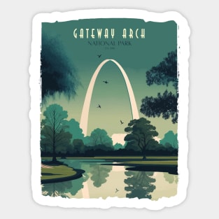 Gateway Arch National Park Sticker